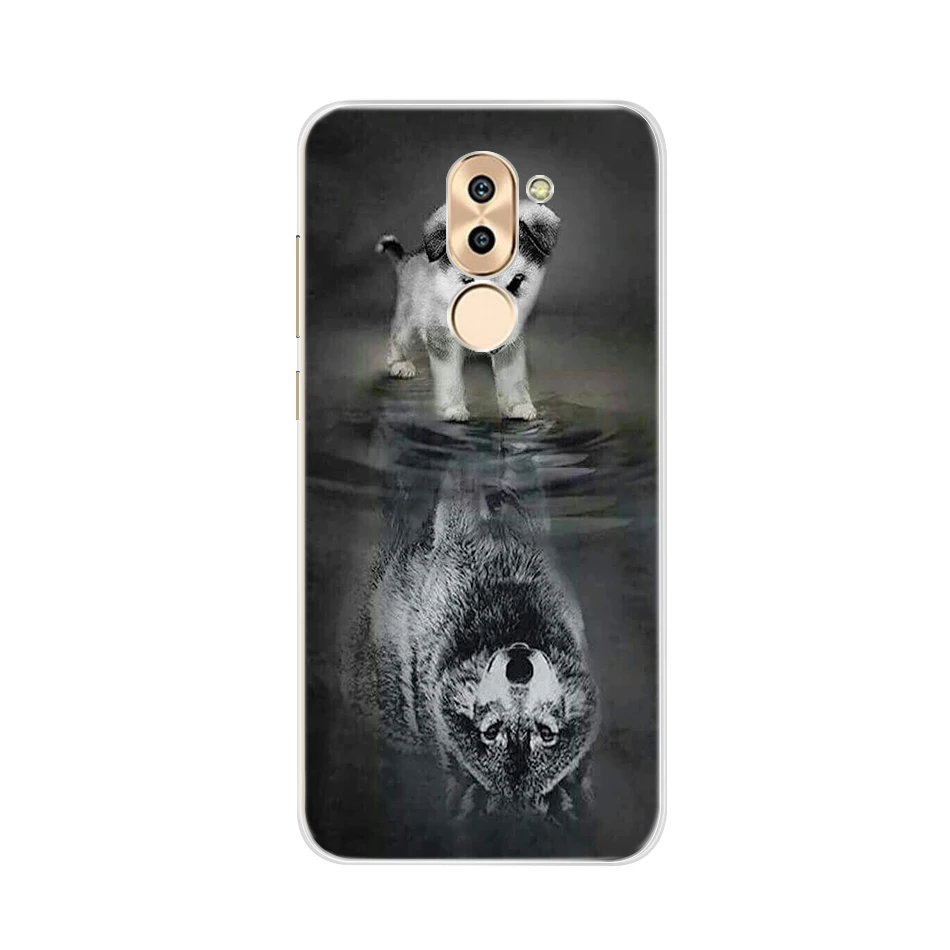 Мультяшный чехол для Huawei Honor 6X мягкий силиконовый телефона задние чехлы / GR5 2017 Mate 9