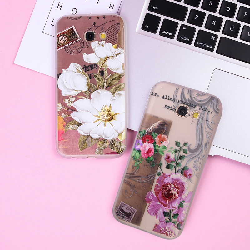 3D Relief Case For Samsung Galaxy A5 2017 S8 S7 Edge S9 S10 Plus J3 J5 J7 A3 A7 A8 A6 2018 Silicone Cases |