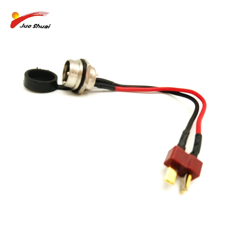 T образная безопасная защита прочная зарядная розетка для скутера длина 120 мм