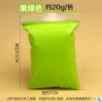 fruit green 24 цвета, уход за ребенком, воздушная сушка, ручная печать, отпечаток ноги, импримт, литье для ребенка, DIY инструмент, мягкий пластилин, игрушка, полимерная глина, WYQ - Цвет: fruit green