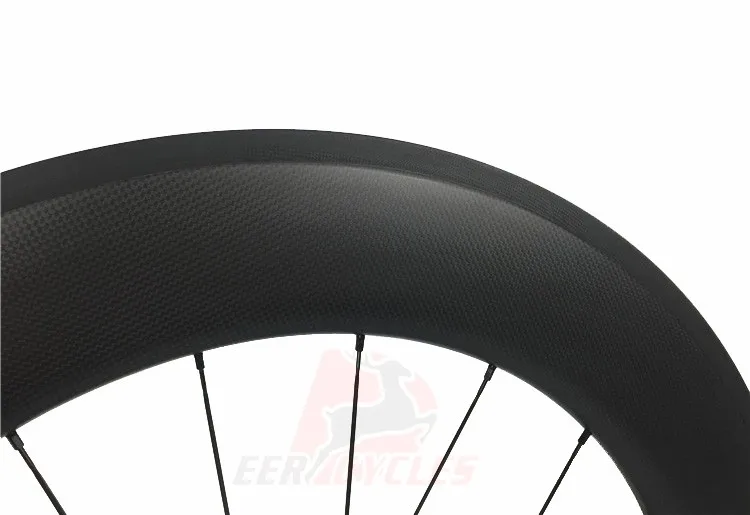 1369 г только светильник из чистого углерода трубчатый 700c 88 мм шоссейный велосипед