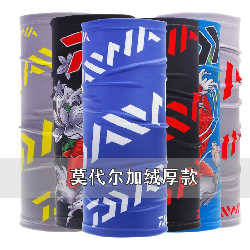 Осенне-зимний теплый модальный флисовый рыболовный шарф головной убор с