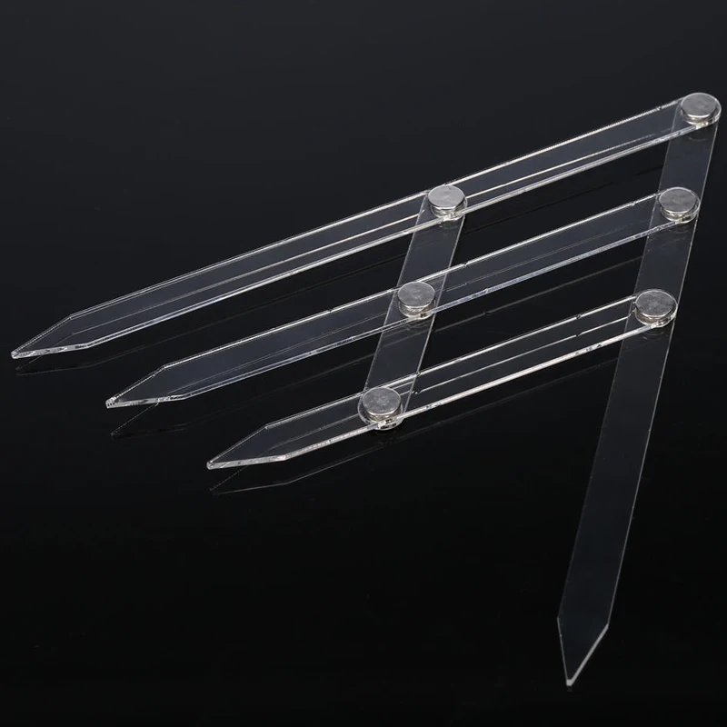 Акриловая тату для бровей линейка инструменты 2 шт./лот трафареты стержень мерка