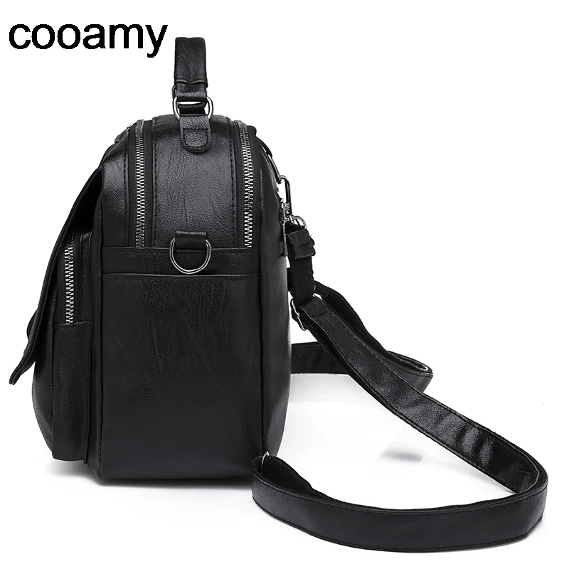 Модный женский рюкзак высококачественный из искусственной кожи двойного