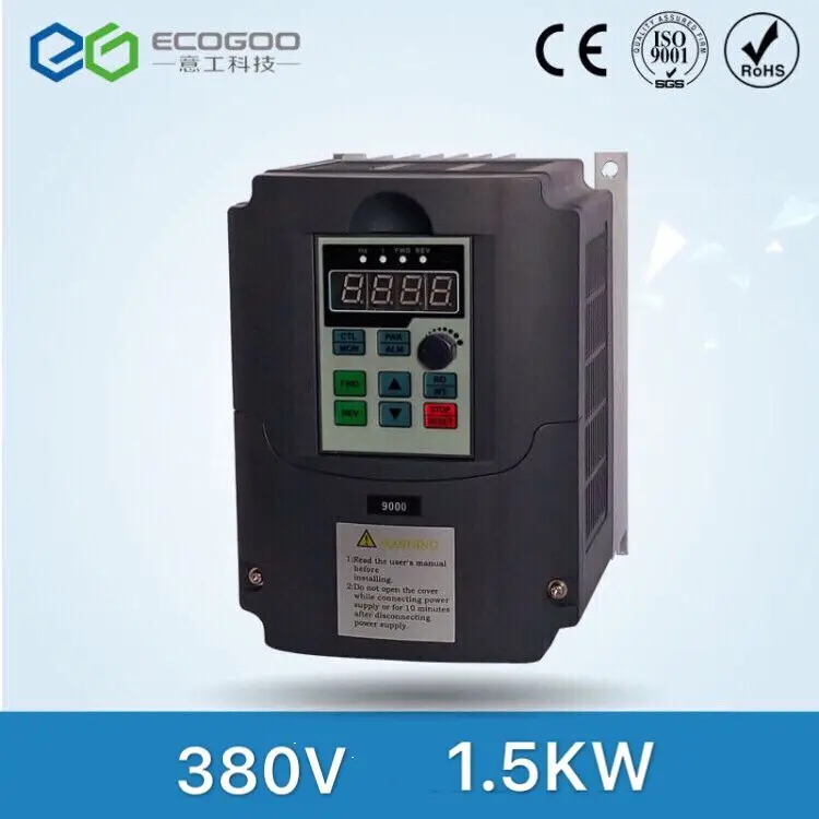 1.5KW 380V AC привод преобразователь частоты шпиндель Инвертор VFD Переменная Частота