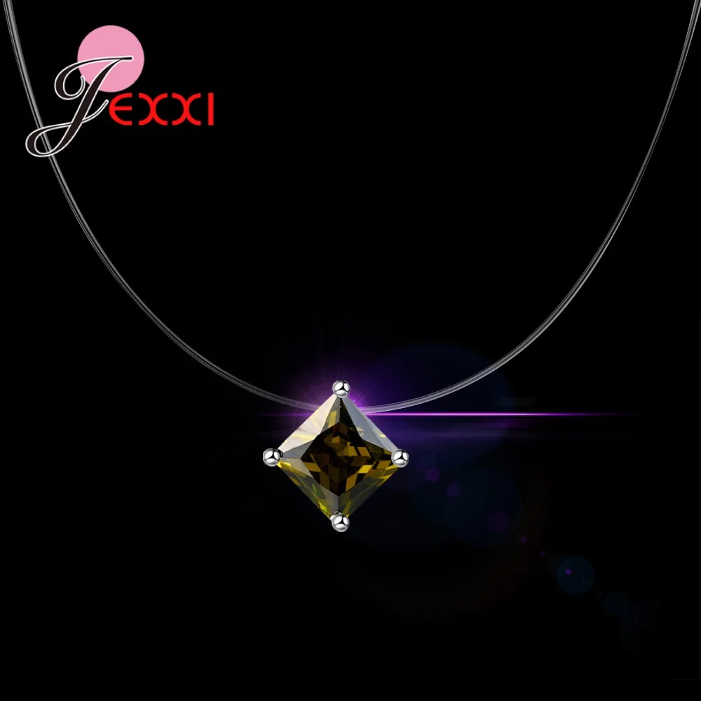 Специальные свадебные подарки с блестящим цирконием кулон ожерелья для женщин