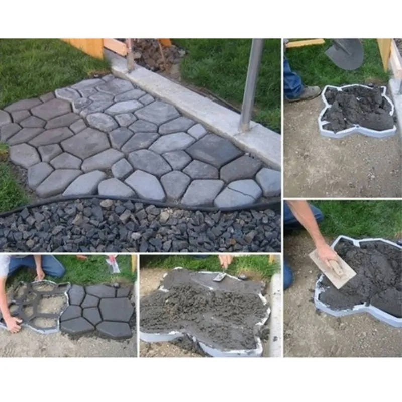 Подъездная форма для производства брусчатки патио бетонная садовая дорожка