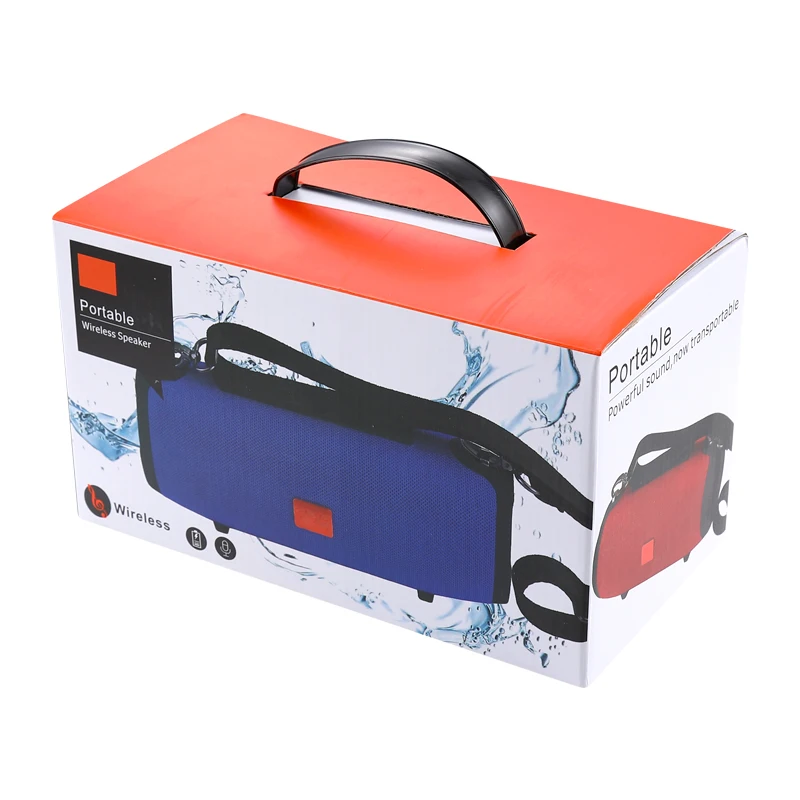 Ткань Портативный IPX5 беспроводной Bluetooth водонепроницаемый радио FM TF Parlante Portatil