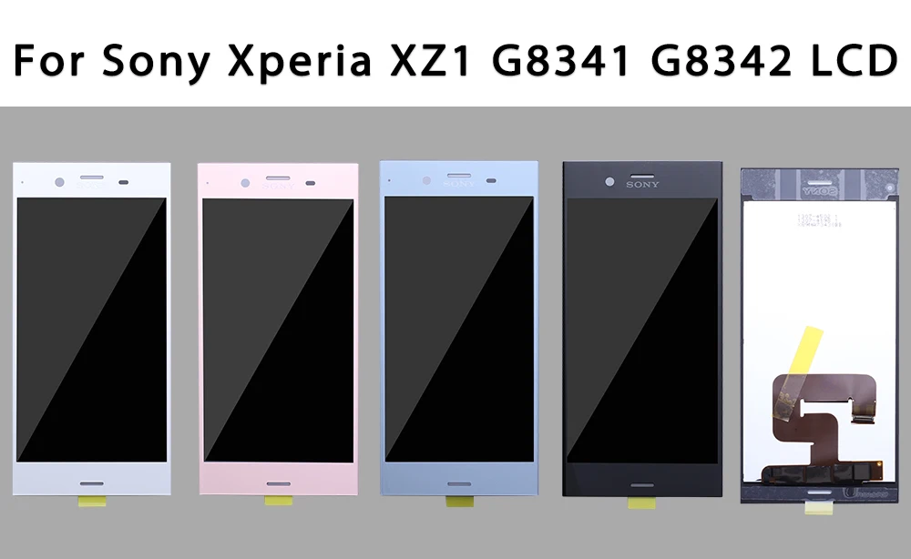 5," ЖК-дисплей для SONY Xperia XZ1 дисплей сенсорный экран Замена для SONY XZ1 двойной ЖК-дисплей модуль XZ1 G8341 G8342 ЖК-дисплей