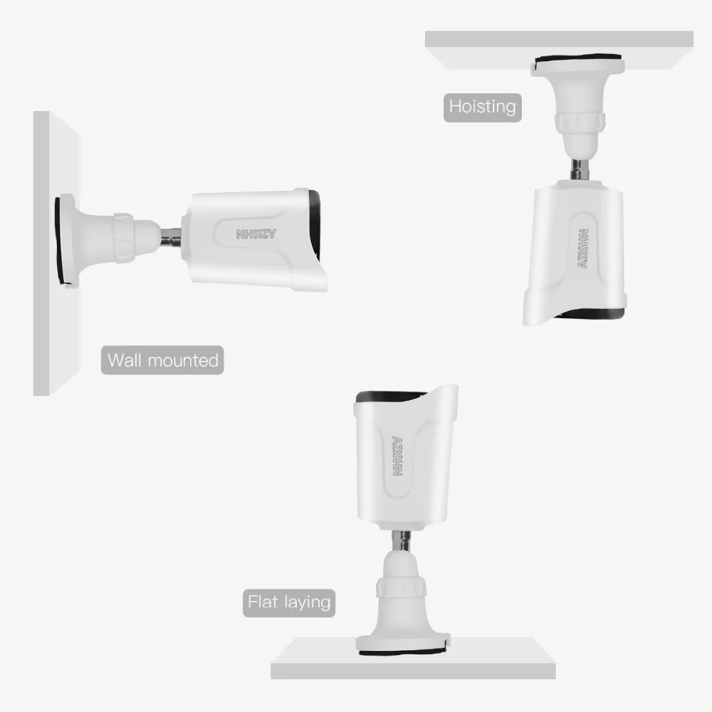 AZISHN H.265 Пуля Открытый IP Камера s 5MP 2592*1944 Super HD ночное видение видео CCTV обнаружения