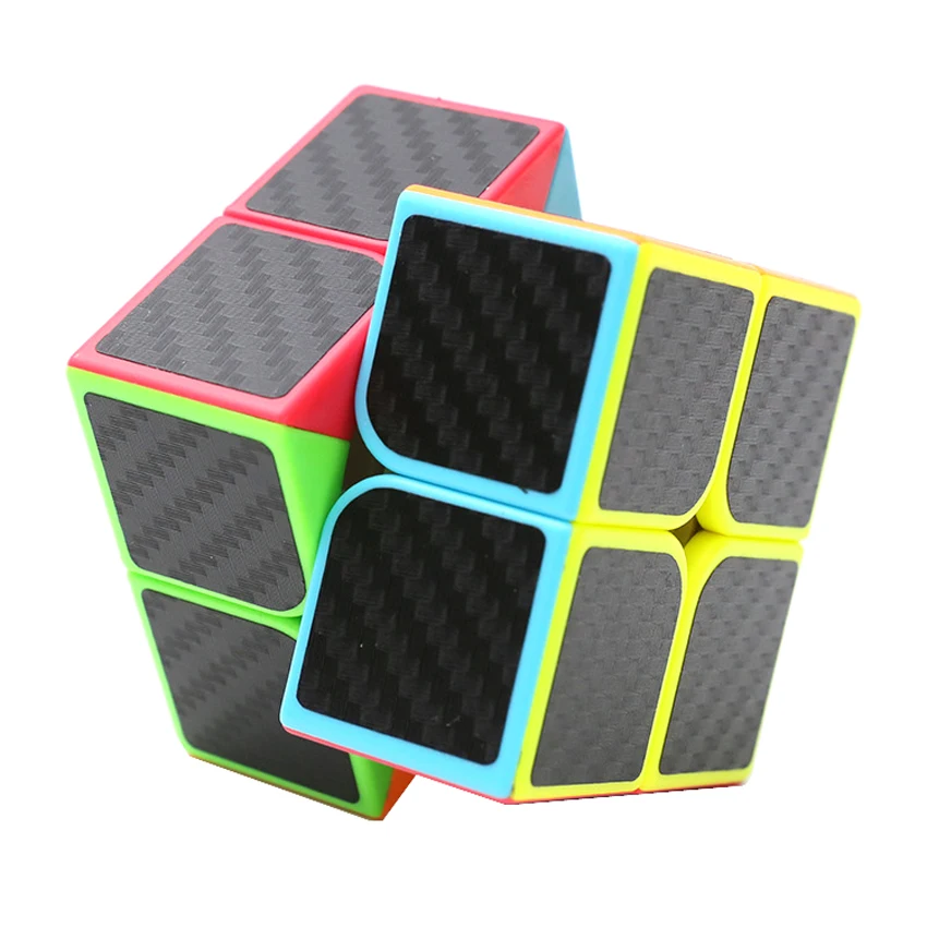 2x2x2 наклейка из углеродного волокна быстрые магические кубики детские игрушки