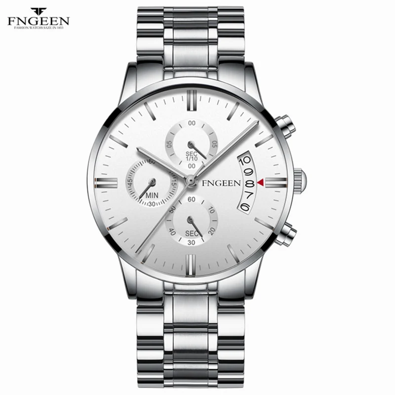 As the picture5 Relogio Masculino Модные кварцевые часы мужские часы лучший бренд Эксклюзивные Мужские часы деловые наручные часы Автоматическая Дата Hodinky - Цвет: As the picture5