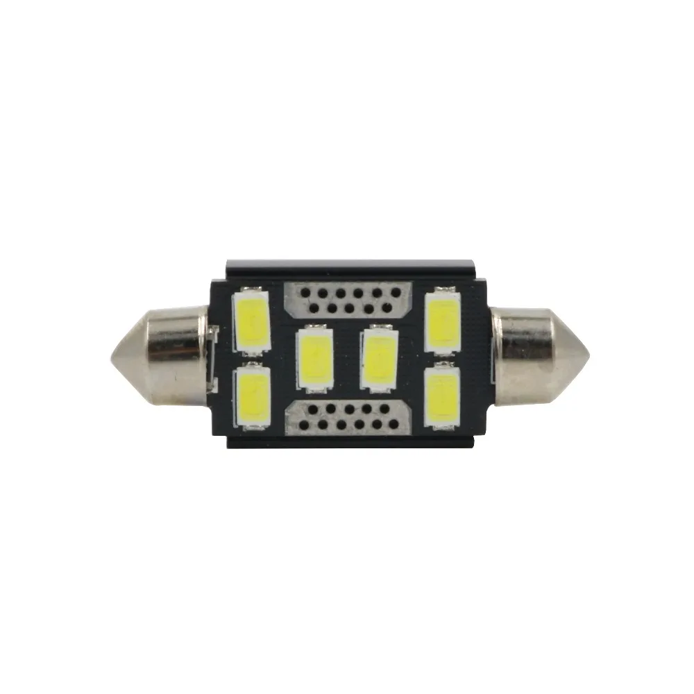 YSY 200 шт. новая белая 31 36 39 41 мм 5630 SMD 6 светодиодный лампа DC12V Автомобильная C5W
