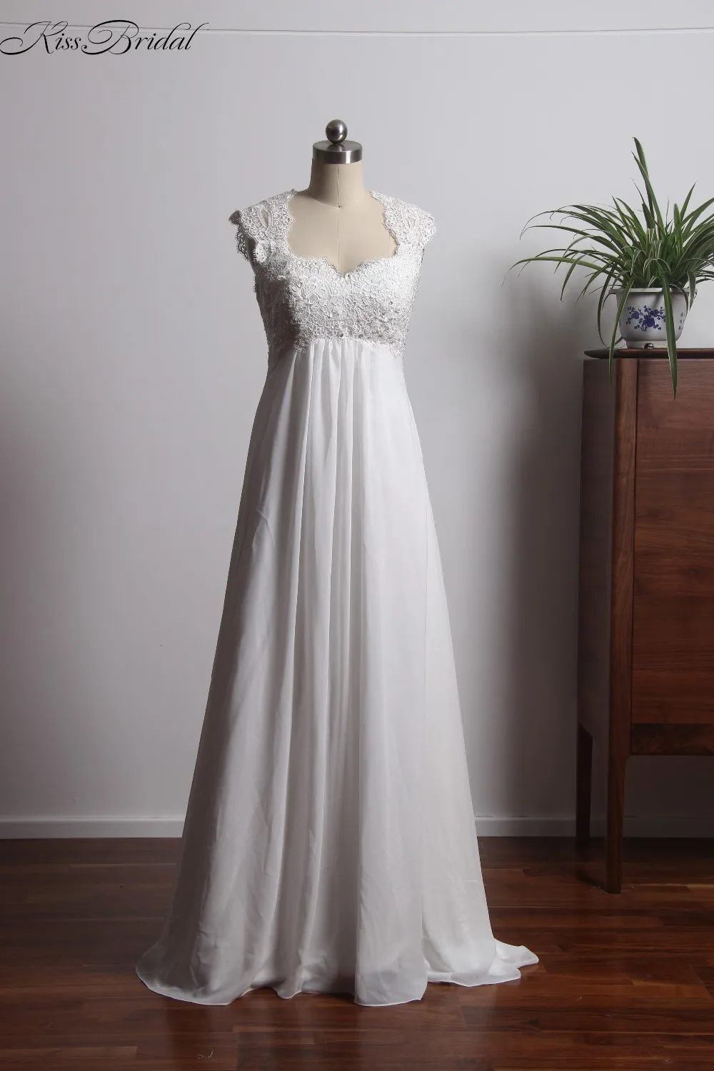 Простое Элегантное летнее пляжное свадебное платье недорогой халат для свадьбы