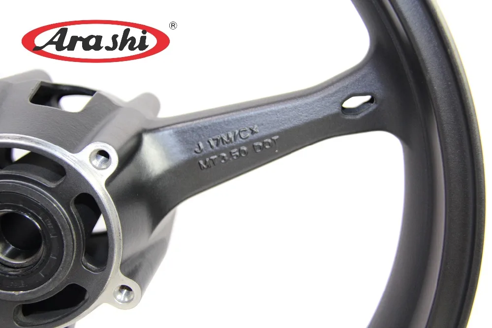 Обод колеса Передний Arashi GSXR1000 05-08 для SUZUKI GSX R1000 GSX-R1000 2005 - 2008 матовый черный 2006 2007