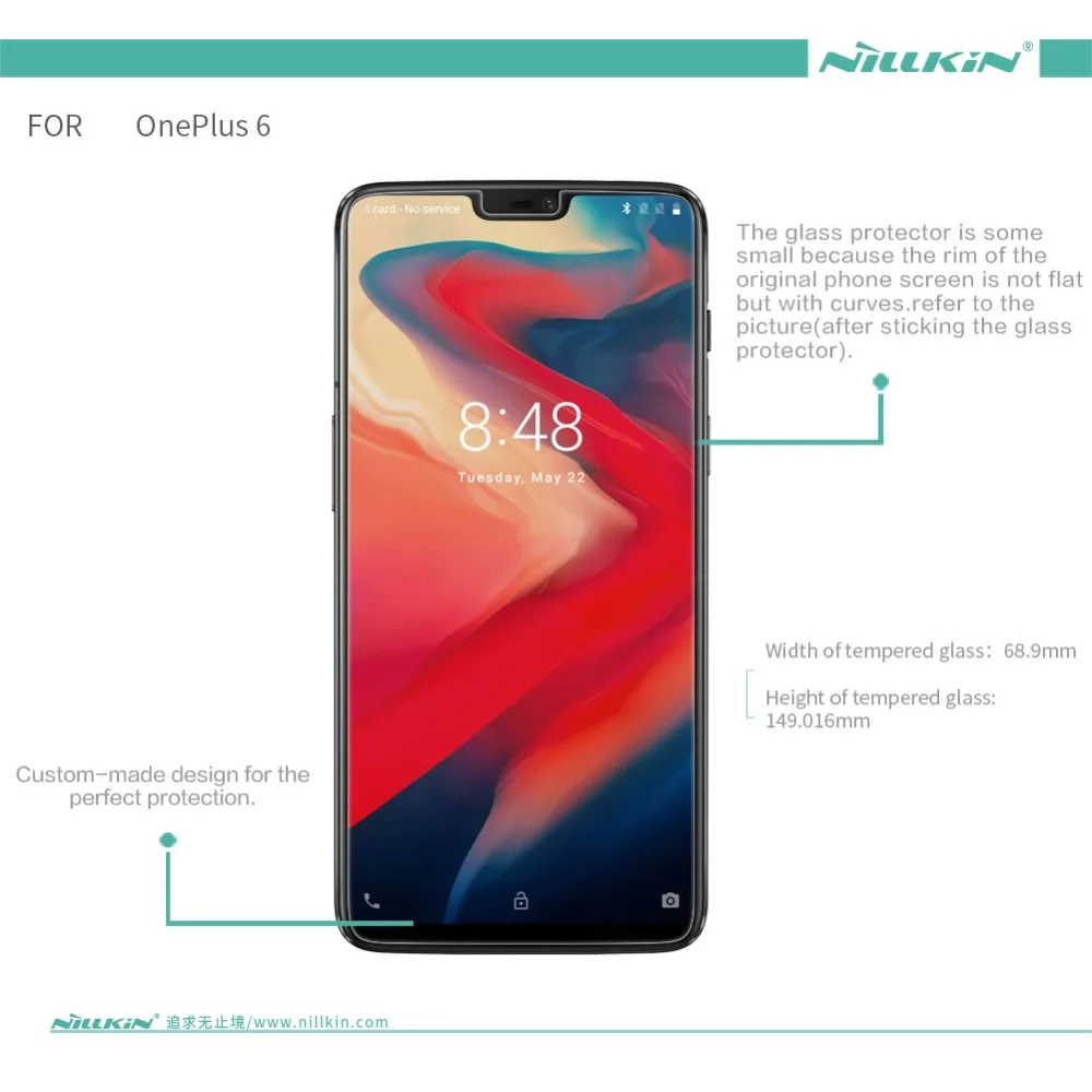 Для Oneplus 6 закаленное стекло Nillkin Amazing H/H + PRO Защита экрана для One plus | Мобильные