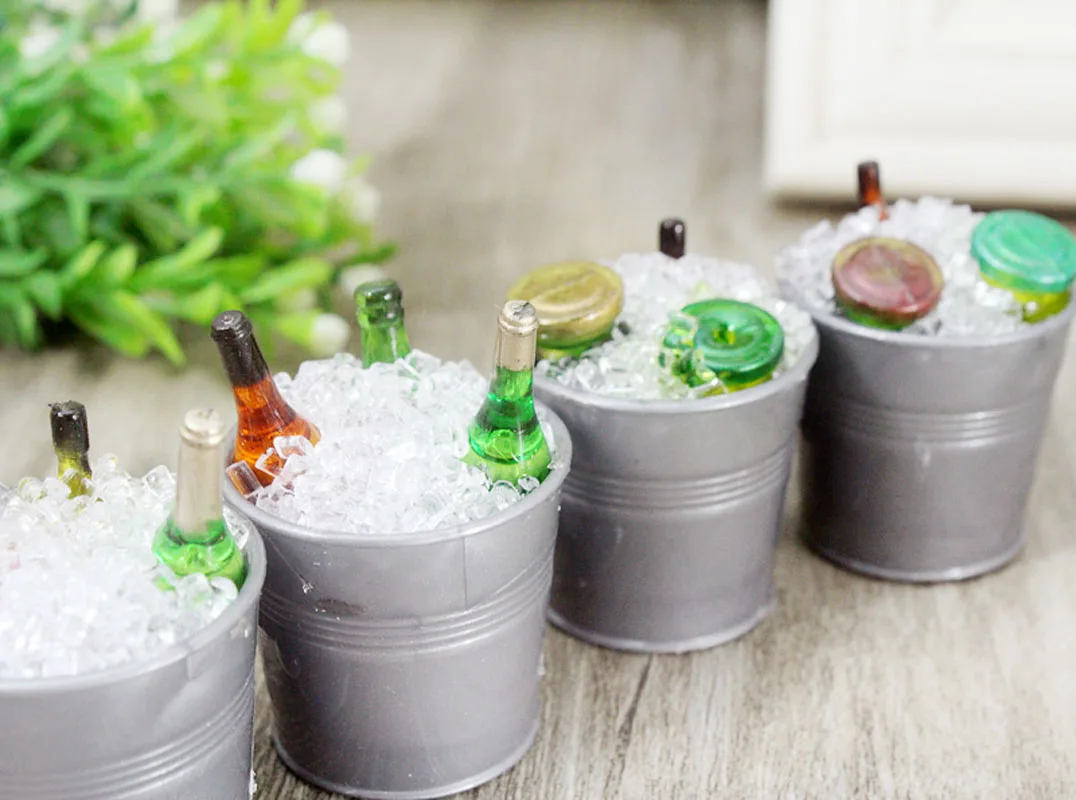 Креативное ведро для льда пивной холодильник бутылок магнит Забавный 3D