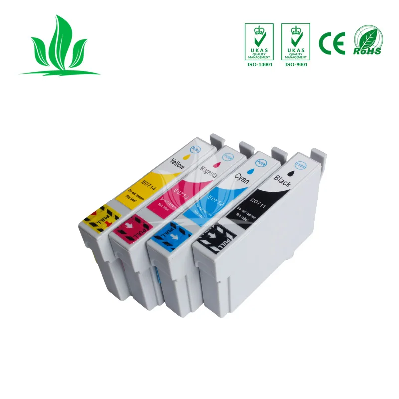1 комплект T0711 чернильный картридж совместимый для Epson D78 D92 D120 DX4000 DX4050 DX4400 DX4450 DX9450