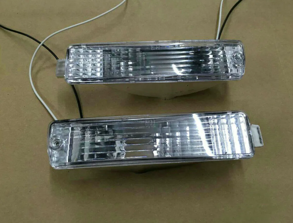 Прозрачный передний указатель поворота светильник большой бампер для Volkswagen VW Golf