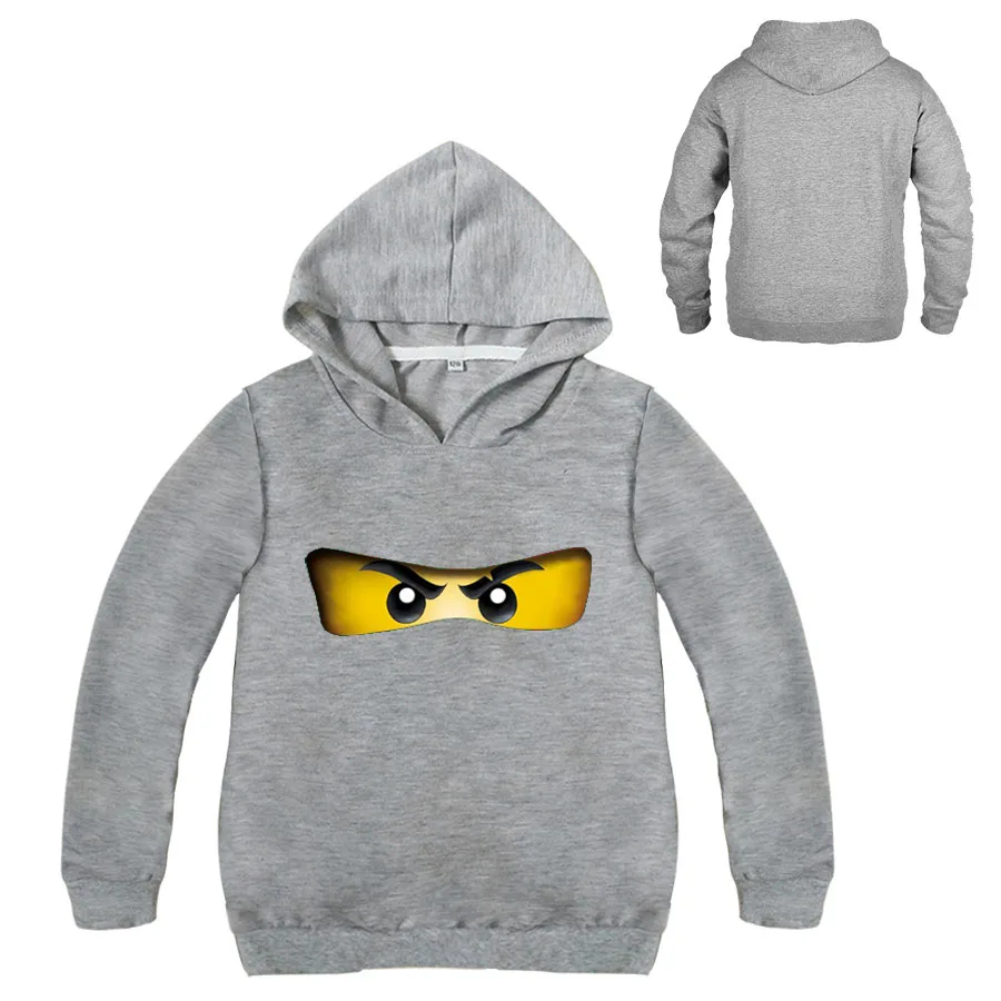 

DLF 2-16Years Autumn Legoes Clothes Boys Ninja Hoodie Teenagers Girls Sweatshirt Long t shirt Baby Costumes Jumper Blouse Coats