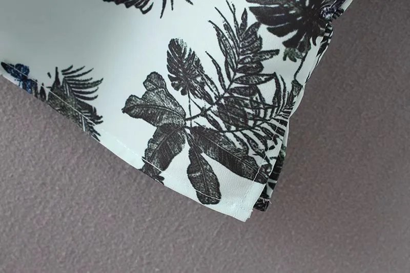 VOGUE! Новая женская рубашка на пуговицах с коротким рукавом и принтом в виде