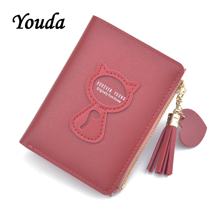 Youda женский короткий кошелек простой модный для студента женские маленькие