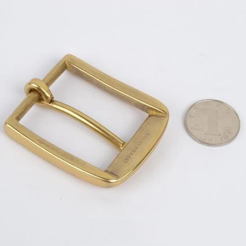 Аксессуары для изделий из кожи сделай сам цельная латунная пряжка ремня 39 мм