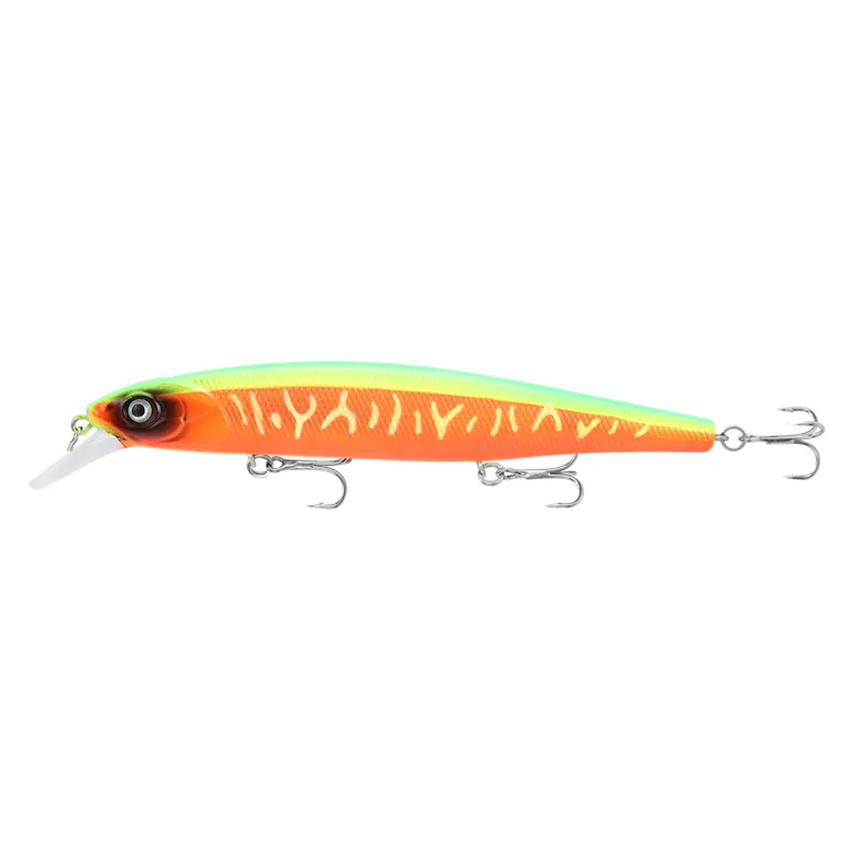 Walk Fish приманка в виде гольяна с объемными глазами 140 мм 23 г рыболовная крючком