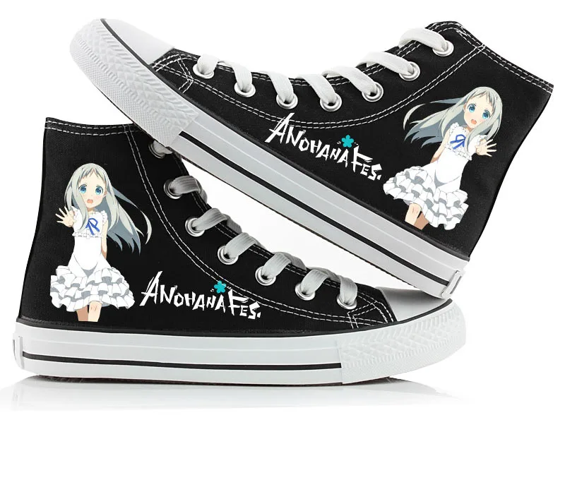 Повседневная обувь ANOHANA Yadomi Jinta Honma Meiko plimsolls студенческие парусиновые туфли на