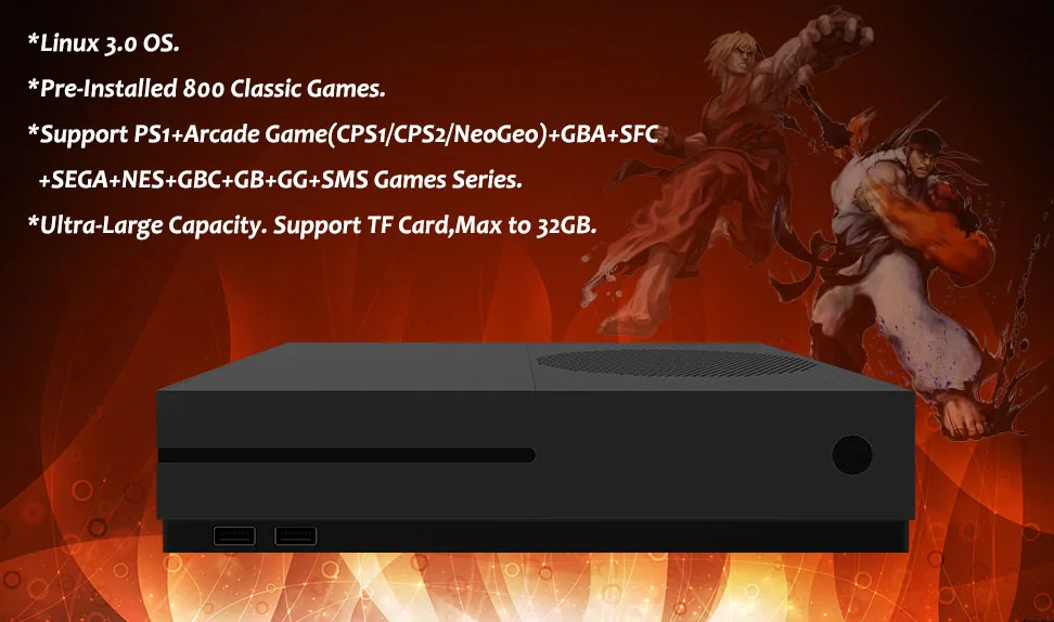 X Pro 4K выход Ретро семейный ТВ игровой плеер со встроенными 800 классическими