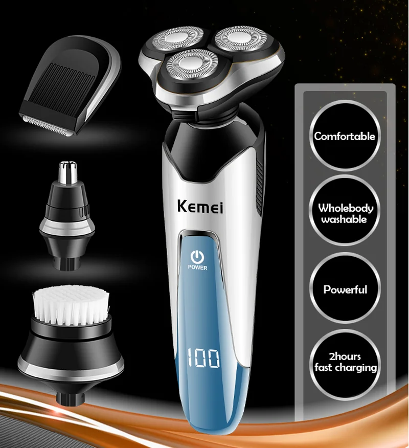 Электрическая бритва водонепроницаемая сменная мужская t образная головка для