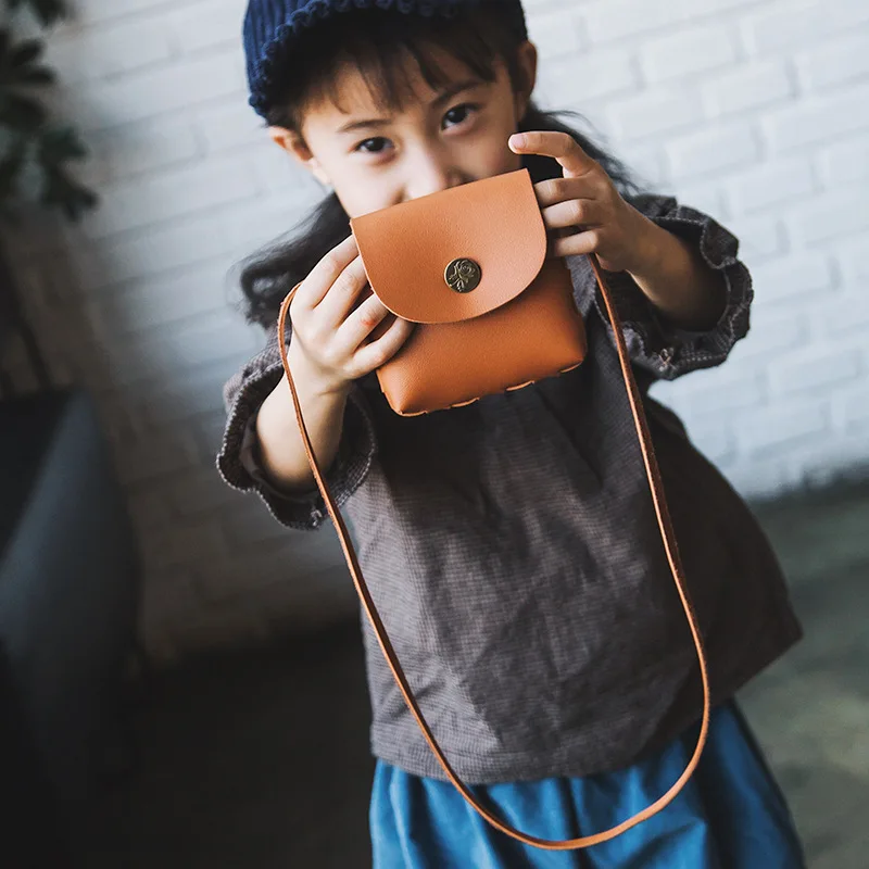 Модные Винтажные мини-сумки для детей девочек и мальчиков детские сумки через