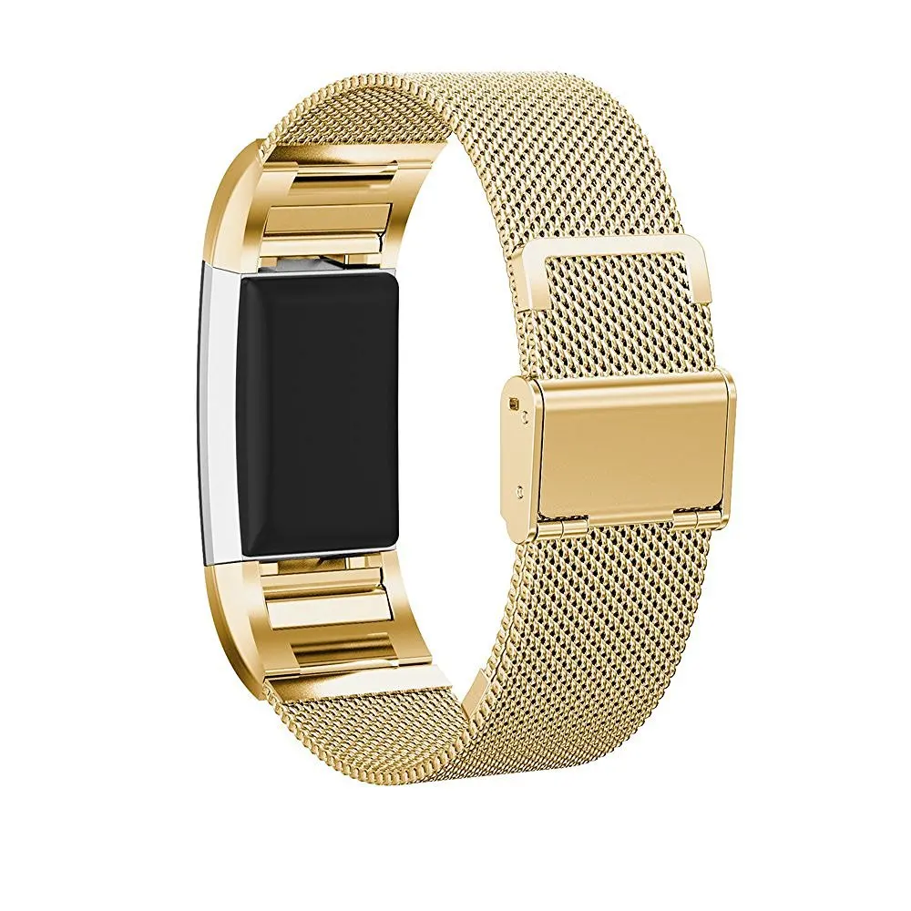 2019 сменный ремешок для Fit-bit Charge 2 Band Магнитный Миланский Браслет из нержавеющей