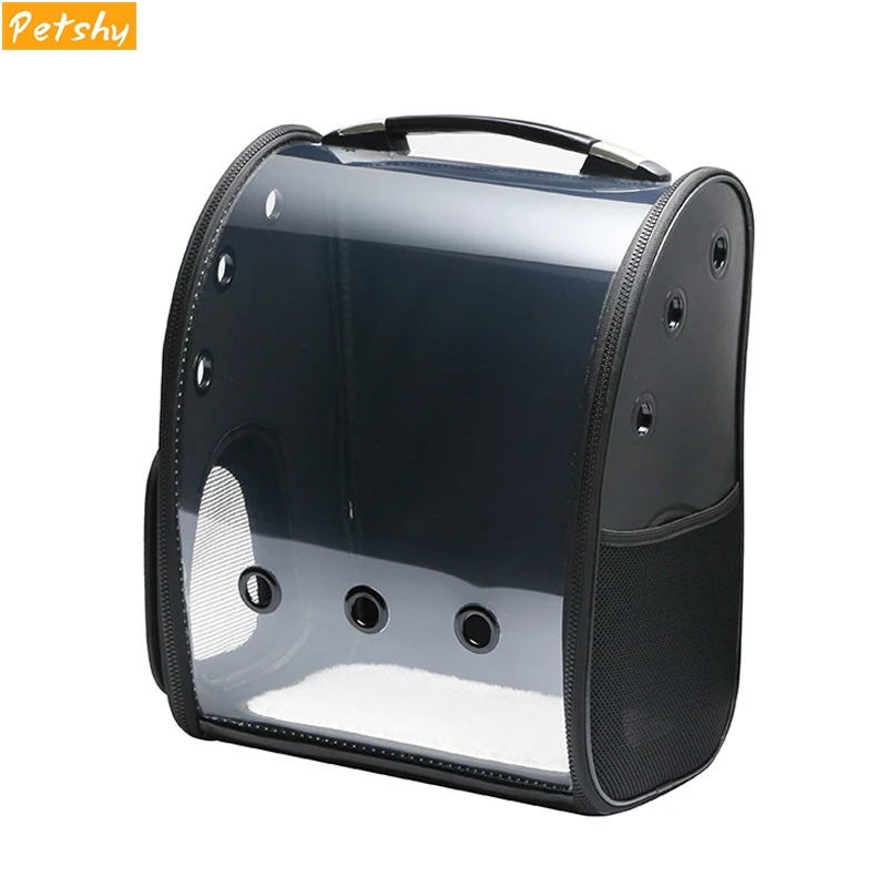 Petshy Pet Puppy Cat Carrier Рюкзак прозрачный дышащий Котенок Сумки на открытом воздухе путешествия Туризм маленькие собаки животное переноска клетка