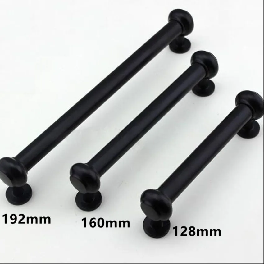 Ручки черные антикварные для мебели 5 дюймов 128/160/192 мм|knob cabinet|knob plungerknobs for cabinet doors |