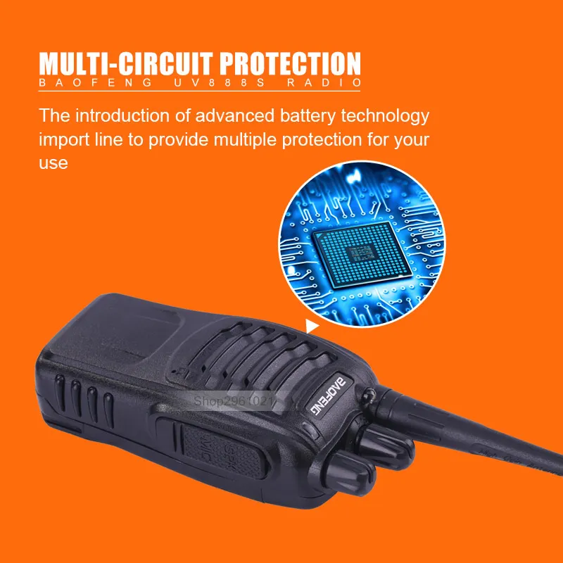 10 шт./лот Baofeng 888S портативная рация UHF BF двухстороннее радио Transciever портативное