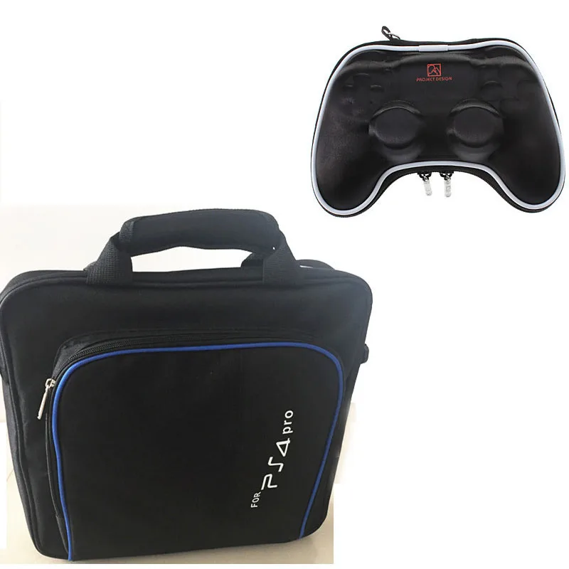 PS4 Pro консоль Игровая Система сумка для путешествий Чехол для хранения для Playstation 4 Pro PS4 Pro противоударный контроллер чехол - Цвет: 2 bags