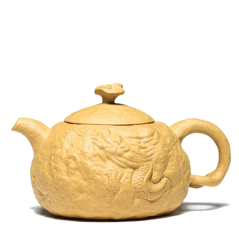 

Believe Yixing Raw Ore Full Pure Hand Workshop Section Clay Pot Exquisite Dark-red Enameled Pottery Teapot Tea Set Teapot Suit