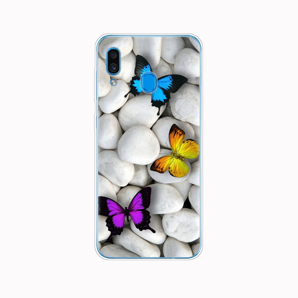 Чехол для samsung Galaxy A30 чехол для телефона samsung A30 крышка samsung A30 30 SM-A305F A305F A305 с животными из мультфильмов