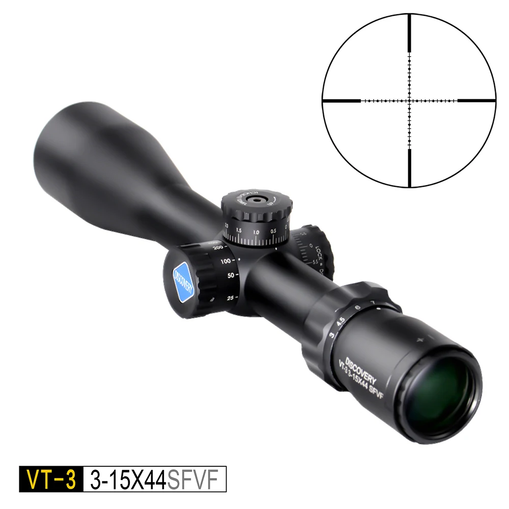 Обнаружение VT 3 15X44 SFVF боковая фокусировка тактическая оптика саморезы