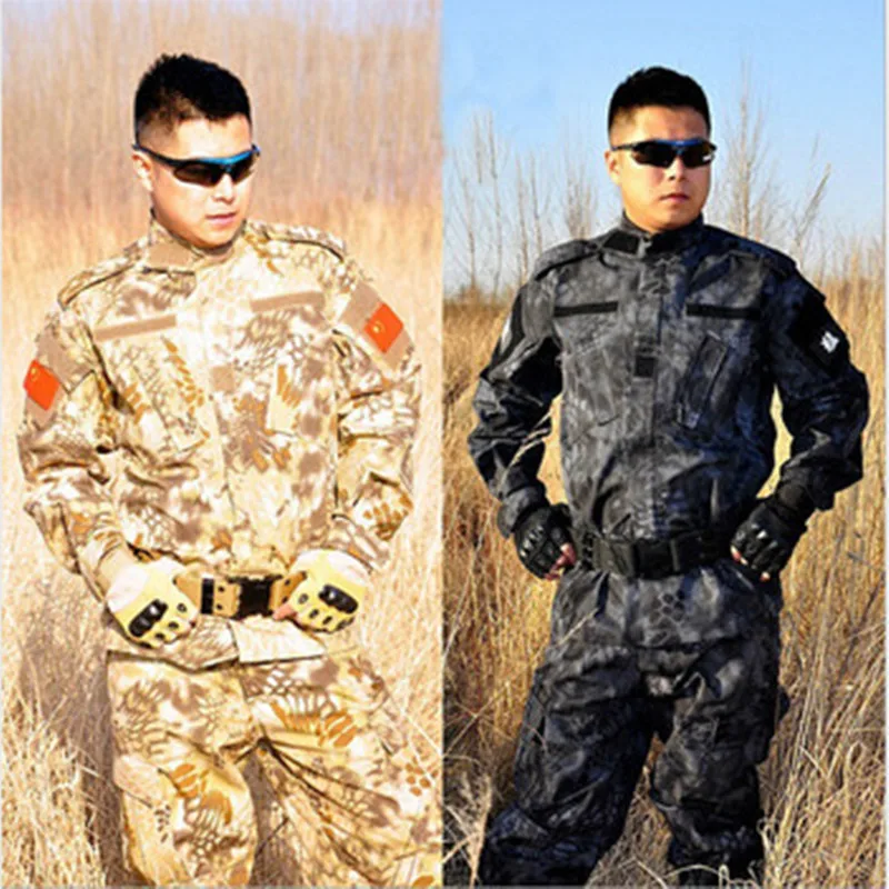 Kryptek Typhon тактическая Униформа камуфляжная боевая униформа BDC полевая Униформа Камуфляжный комплект куртка брюки Мужская армейская форма