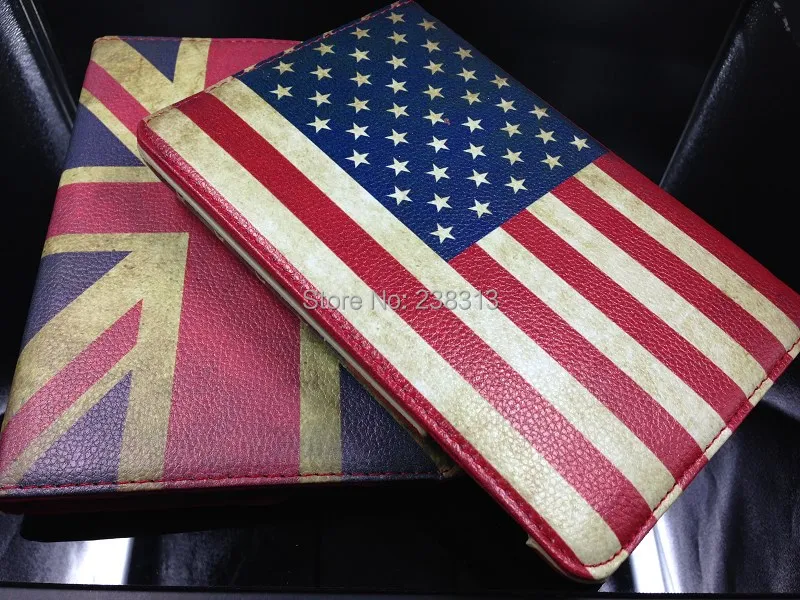 Умный чехол с вращающимся на 360 градусов Ретро флагом для ipad 2/3/4 из искусственной