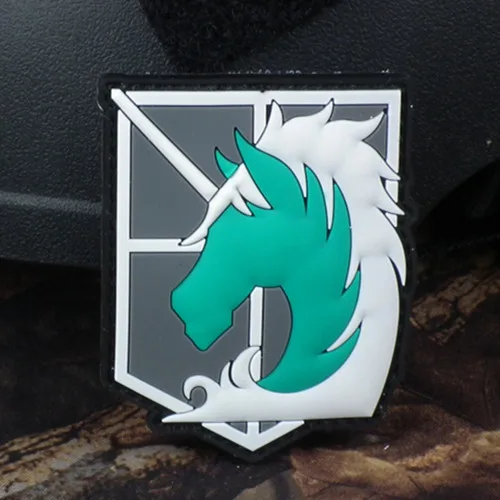 Attack on Titan to investigate the onslaught of giant Corps PVC Velcro armband disposable |