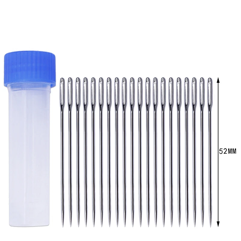 20 шт./компл. тонкая игла с большими глазами инструменты для шитья ручная швейная