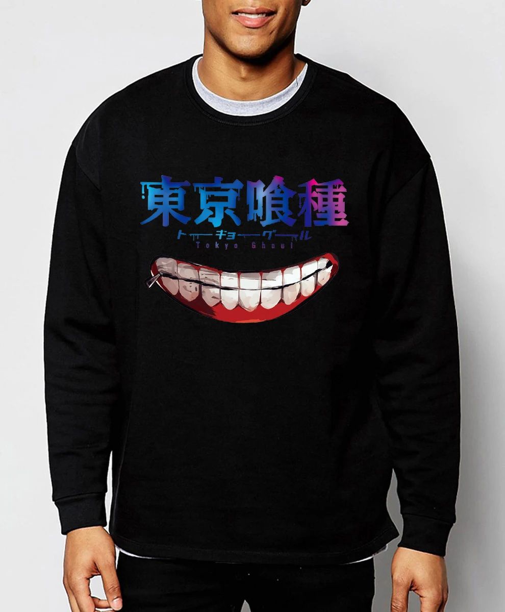 Лидер продаж толстовка с аниме Токийский Гуль Кен канеки принтом фигуры мужские