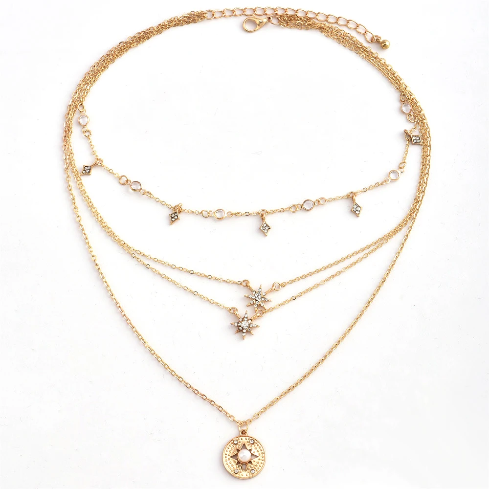 4 шт./компл. богемная Мода Изящные геометрические Кристаллы Стразы звезда диск