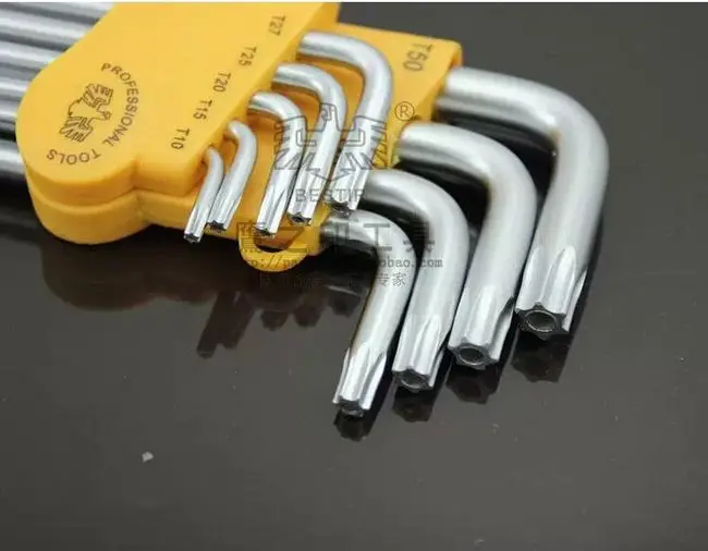 9 шт. ключи torx T10 T15 T20 T25 T27 T30 T40 T45 T50 NO.94208 бесплатная доставка|wrench set|torx wrench settorx |