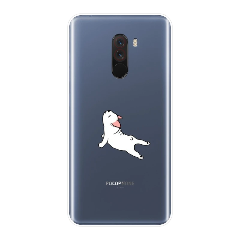 Силиконовый чехол для телефона с Мопсом Pocophone F1 Xiaomi Redmi Note 4 4X 5 5A 6 Pro Prime мягкая