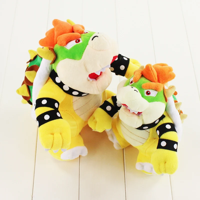 14-40 см Koopa плюшевые игрушки из мультфильмов Боузер кукла маленький Бадди Super Mario Bros Луиджи Йоши Венди Ларри булочка Pom Охотники за привидениями