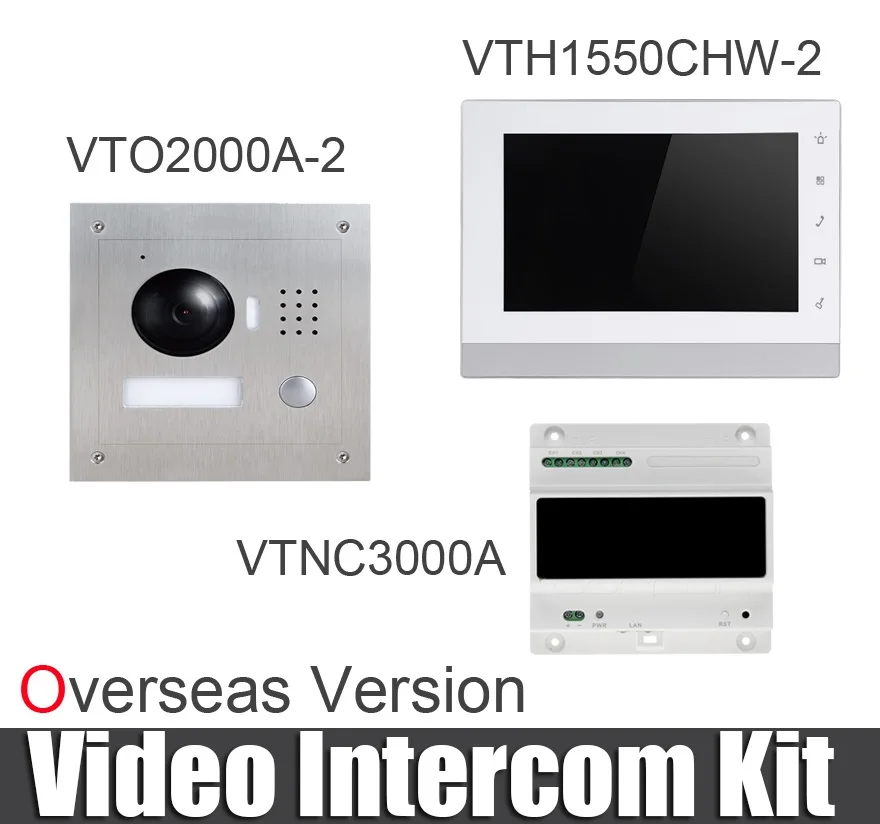 IP 2 Wire kit видео телефон двери VTO2000A VTNC3000A P2P металлическая вилла уличная станция без